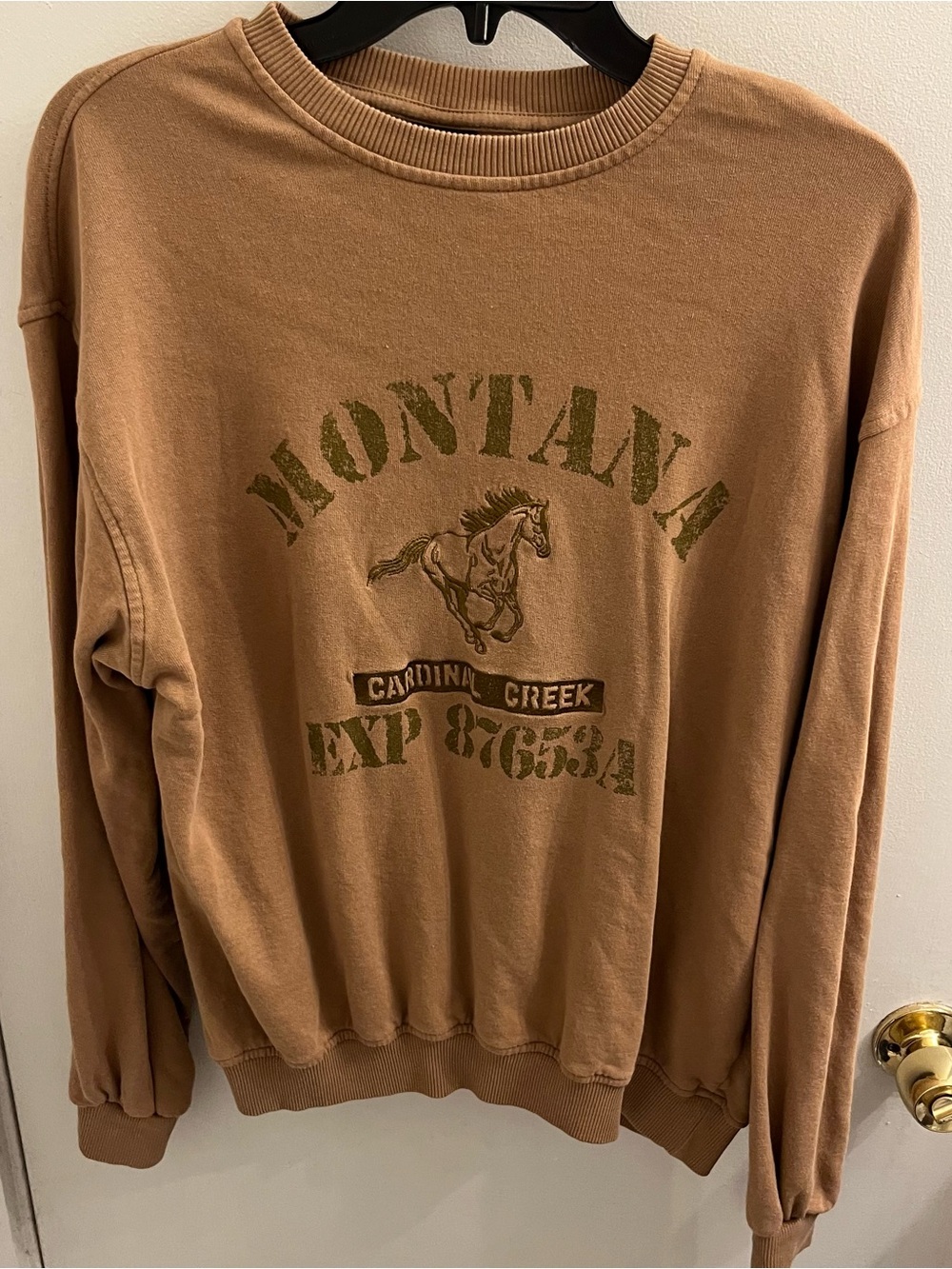 Urban Outfitters Montana Embroidered Pullover Sweatshirt Size Small - Picture 4 of 6